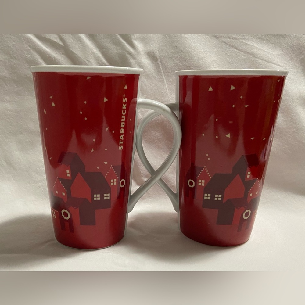 Starbucks Mugs/Tumblers; Red Village;                          Set of 2 for $25